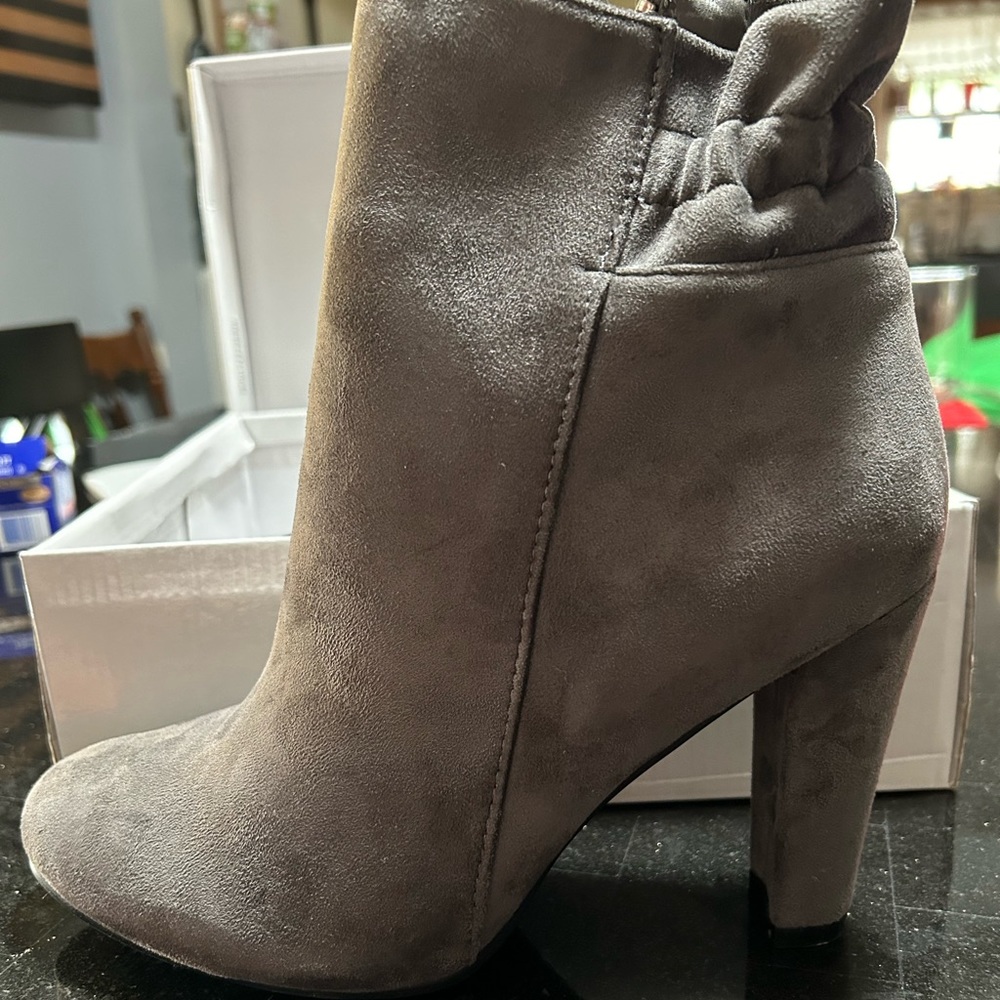 Grey booties
